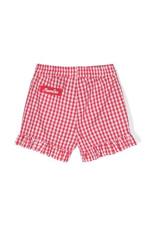 red cotton shorts MONNALISA KIDS | 39C41330429943